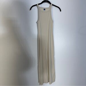 Old Navy Cream Midi Dress Two Pack - pink and tan